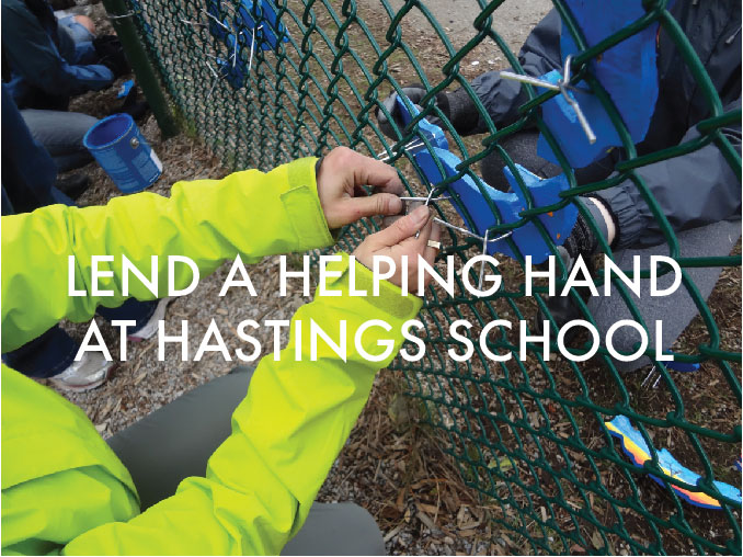 Lend a helping hand at Hastings School